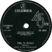 7inch Vinyl Single - Gerry & The Pacemakers - Girl On A Swing - Company Sleeve