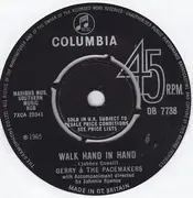 7inch Vinyl Single - Gerry & The Pacemakers - Walk Hand In Hand