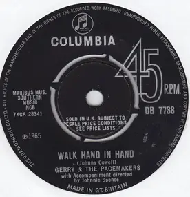 Gerry & the Pacemakers - Walk Hand In Hand