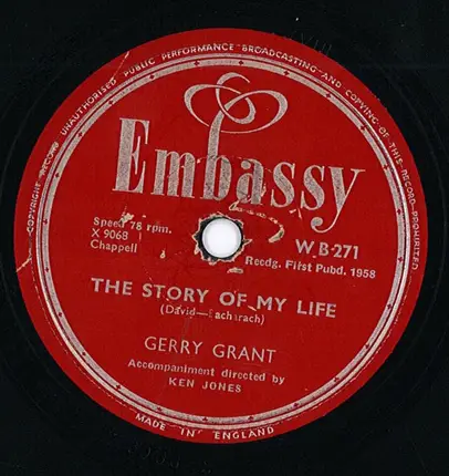 Gerry Grant - The Story Of My Life / All The Way