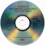 CD - Gerry Mulligan / Chet Baker - The Best Of The Gerry Mulligan Quartet With Chet Baker