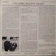 LP - Gerry Mulligan Quartet - Recorded In Boston At Storyville