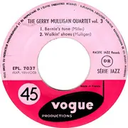 7inch Vinyl Single - Gerry Mulligan Quartet - Vol. 3