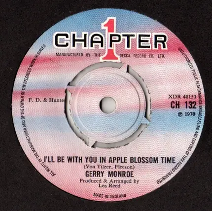 Gerry Monroe - My Prayer / I'll Be With You In Apple Blossom Time