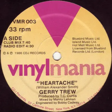 Gerry Trew - Heartache