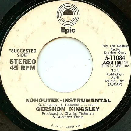 Gershon Kingsley - Kohoutek