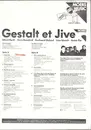 LP - Gestalt Et Jive - Nouvelle Cuisine - Insert
