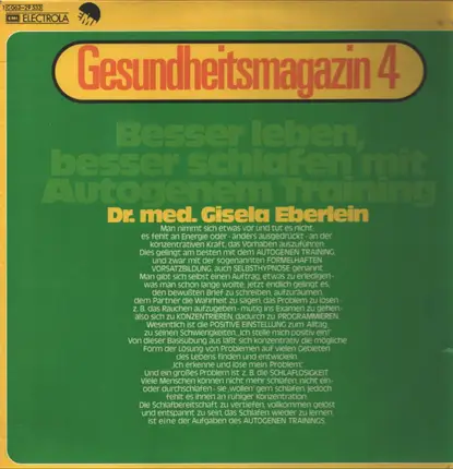 Gesundheitsmagazin - Besser leben mit autogenem Training