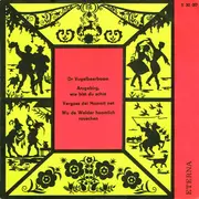 7inch Vinyl Single - Geschwister Caldarelli - Dr Vugelbeerbaam / Arzgebirg, Wie Bist Du Schie / Vergass Dei Haamit Net / Wu De Walder Haamlich Rauschen - Black Labels