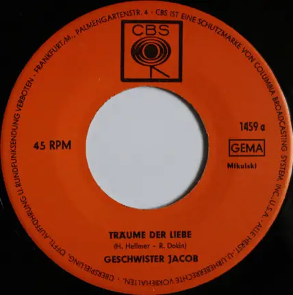 Geschwister Jacob - Träume Der Liebe / So Einen Boy