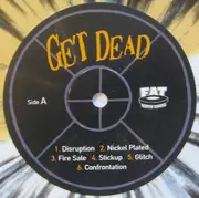LP - Get Dead - Dancing With The Curse - White/Yellow w/ Black Splatter, Insert