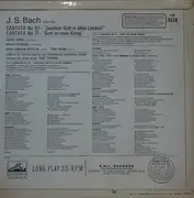 LP - J. S. Bach - Cantata No.51 - Jauchzet Gott In Allen Landen, Cantata No.71 -  Gott Ist Mein König (Kurt Thomas)