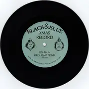 7inch Vinyl Single - GG Allin / Algae Afterbirth - GG Allin's Xmas Song / Santa Is Dead!