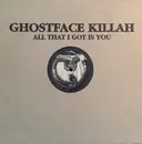 12inch Vinyl Single - Ghostface Killah - All That I Got Is You - promo