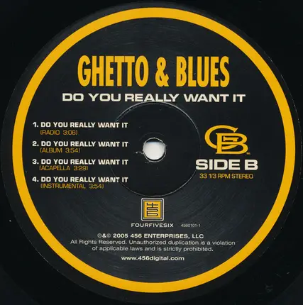 Ghetto & Blues - Move, Baby Move / Do You Really Want It