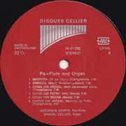 LP - Gheorghe Zamfir and Marcel Cellier - Improvisations For Pan-Flute And Organ