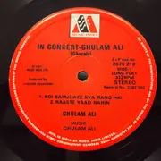 Double LP - Ghulam Ali - In Concert (Ghazals)