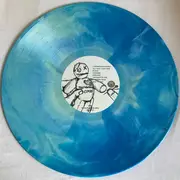 LP - Gimp Fist - Blood - Unique Colour Mix vinyl, insert, 2 postcards