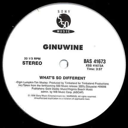 Ginuwine - What's So Different?