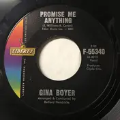 Gina Boyer - Promise Me Anything / Say It From Your Heart