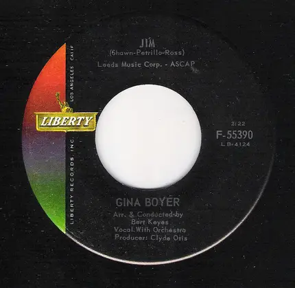 Gina Boyer - Written In Tears / Jim