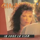 7inch Vinyl Single - Gina de Wit - In Vuur En Vlam