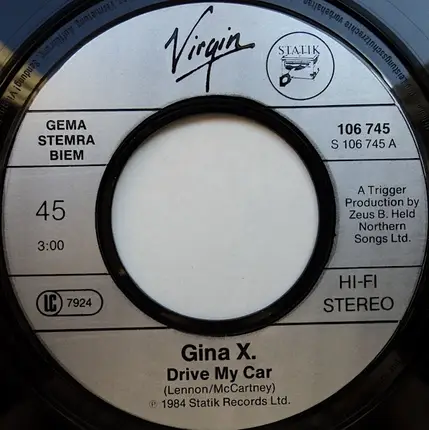Gina X - Drive My Car