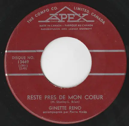 Ginette Reno - Les Jeux D'Ete