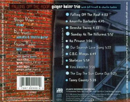 Ginger Baker Trio With Bill Frisell & Charlie Haden - Falling off the Roof