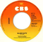 7inch Vinyl Single - Ginger - Blind Date