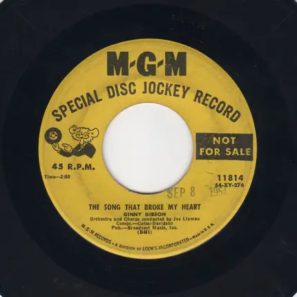 Ginny Gibson - There's A Small Hotel/The Song That Broke My Heart