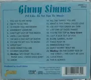 CD - Ginny Simms - I'd Like To Set You To Music - Mono