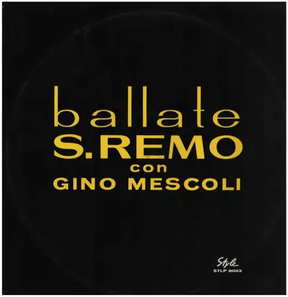 Gino Mescoli E Il Suo Complesso - Ballate S. Remo