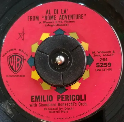 Gino Paoli / Emilio Pericoli - Sassi / Al Di La