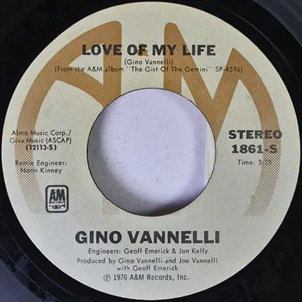 Gino Vannelli - Love Of My Life
