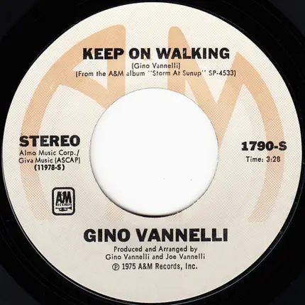 Gino Vannelli - Keep On Walking