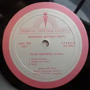 LP - Giovanni Battista Viotti , Domenico Puccini - Eugene List , Tonkünstler Orchestra , Zlatko Topolski - Concerto In G Minor / Concerto In B-Flat Major