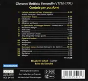 CD - Giovanni Battista Ferrandini - Cantate  Per Passione - Digipak