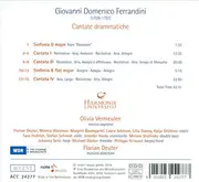 CD - Giovanni Battista Ferrandini - Cantate Drammatiche - Digipak