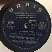 LP - Giovanni Battista Pergolesi , Maddalena Bonifaccio , Siegmund Nimsgern , Collegium Aureum - La Serva Padrona - Die Magd Als Herrin
