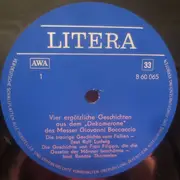 LP - Giovanni Boccaccio - Vier Ergötzliche Geschichten Aus Dem 'Dekamerone' Des Messer Giovanni Boccaccio