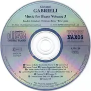 CD - Giovanni Gabrieli , London Symphony Orchestra Brass , Eric Crees - Gabrieli - Music For Brass Volume 3