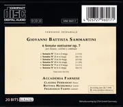 CD - Giovanni Sammartini , Accademia Farnese - 6 Sonate Notturne Op. 7 Per Flauto, Violino E Cembalo
