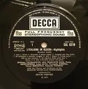 LP - Rossini - L'Italiana In Algeri - Highlights - +booklet