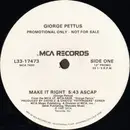 12inch Vinyl Single - Giorge Pettus - Make It Right