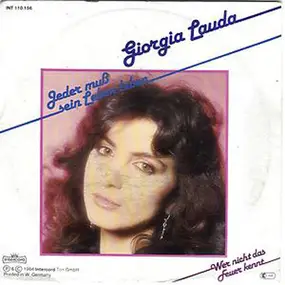 Giorgia Lauda - Jeder Muß Sein Leben Leben