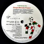 LP - Giorgio Moroder Project - To Be Number One (Summer 1990) - insert