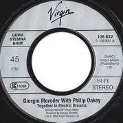 7inch Vinyl Single - Giorgio Moroder With Philip Oakey - Together In Electric Dreams