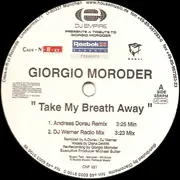 12'' - Giorgio Moroder - Take My Breath Away