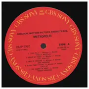 LP - Giorgio Moroder, Freddie Mercury, Bonnie Tyler a.o. - Metropolis (Original Motion Picture Soundtrack) - OBI INCLUDED
